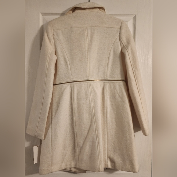 Rachel Roy Cream Transformer Coat NWT - Picture 2 of 6